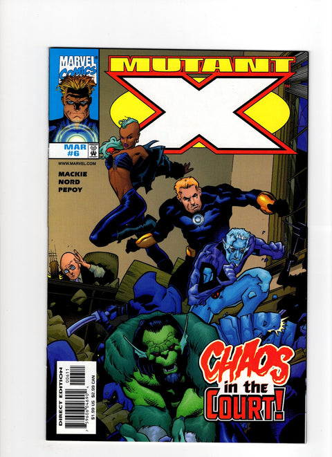 Mutant X #6 (1999) Buy & Sell Comics Online Comic Shop Toronto Canada