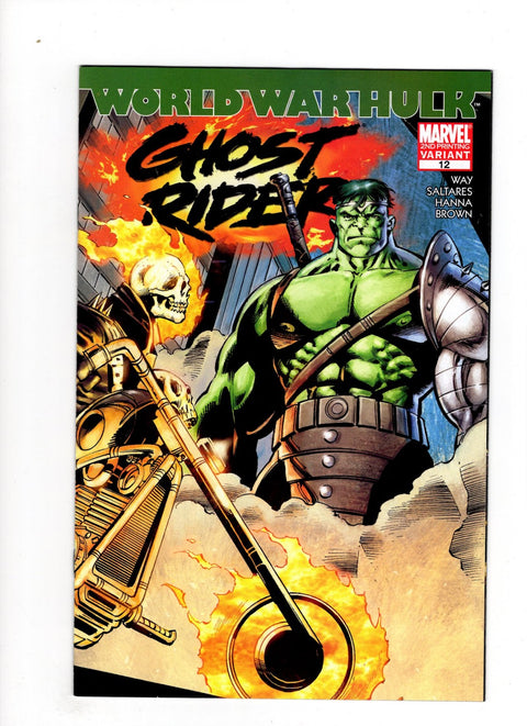 Ghost Rider, Vol. 5 #12 (2007) 2nd Printing Javier Saltares 2nd Printing Javier Saltares Buy & Sell Comics Online Comic Shop Toronto Canada