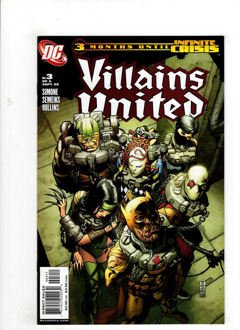 Villains United #3 (2005) J.G. Jones J.G. Jones Buy & Sell Comics Online Comic Shop Toronto Canada