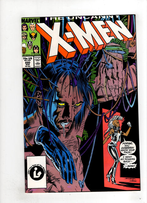 Uncanny X-Men, Vol. 1 #220 (1987) Buy & Sell Comics Online Comic Shop Toronto Canada