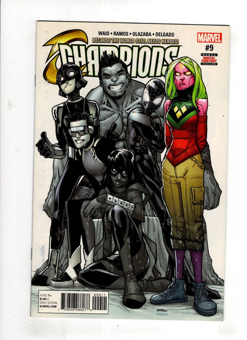 Champions, Vol. 2 (Marvel) #9 (Cvr A) (2017) Humberto Ramos A Humberto Ramos Buy & Sell Comics Online Comic Shop Toronto Canada