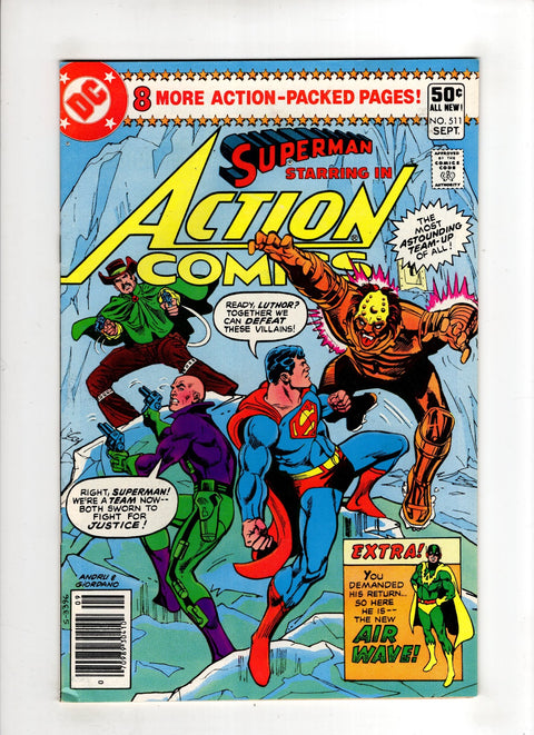 Action Comics, Vol. 1 #511 (Cvr A) (1980) A Buy & Sell Comics Online Comic Shop Toronto Canada