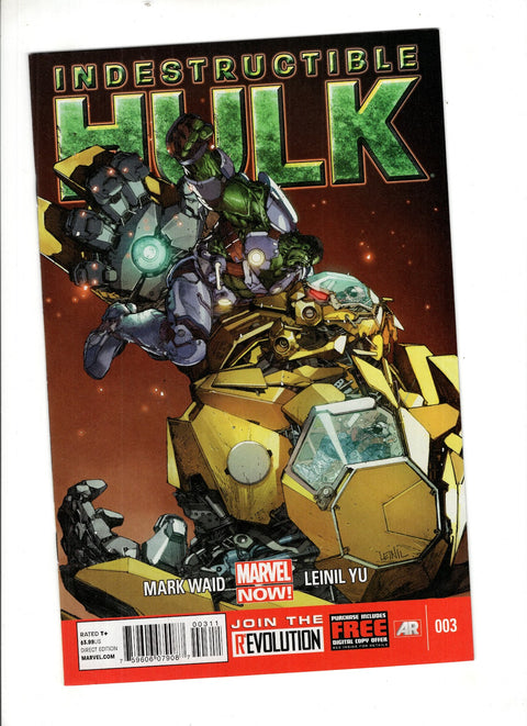 Indestructible Hulk #3 (Cvr A) (2013) Leinil Francis Yu A Leinil Francis Yu Buy & Sell Comics Online Comic Shop Toronto Canada