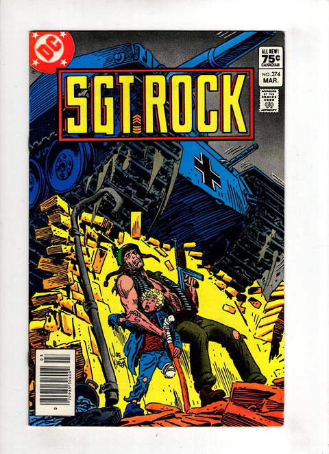 Sgt. Rock, Vol. 1 #374 (1983) Canadian Price Variant Canadian Price Variant Buy & Sell Comics Online Comic Shop Toronto Canada
