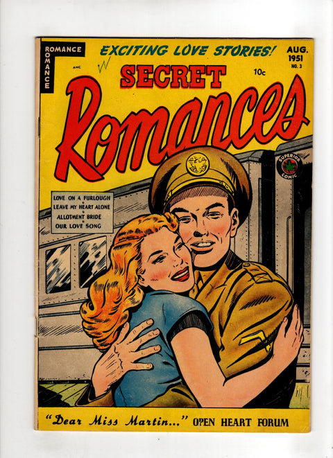 Secret Romances #3 (1951) Buy & Sell Comics Online Comic Shop Toronto Canada