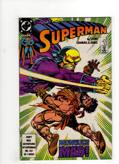 Superman, Vol. 2 #32 (1989) Buy & Sell Comics Online Comic Shop Toronto Canada