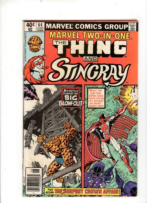 Marvel Two-In-One, Vol. 1 #64 (1980) Newsstand Edition Newsstand Edition Buy & Sell Comics Online Comic Shop Toronto Canada