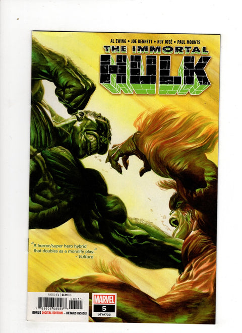 The Immortal Hulk #5 (Cvr A) (2018) Alex Ross A Alex Ross Buy & Sell Comics Online Comic Shop Toronto Canada