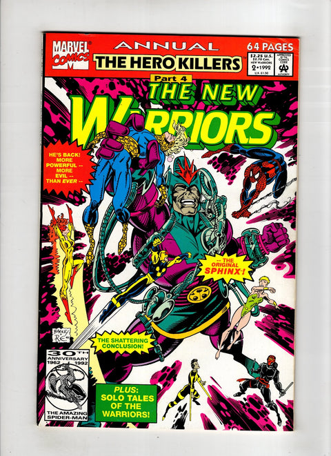 The New Warriors, Vol. 1 Annual #2 (Cvr A) (1992) A Buy & Sell Comics Online Comic Shop Toronto Canada