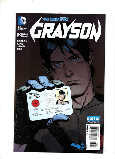 Grayson #2 (Cvr B) (2014) Selfie Variant B Selfie Variant Buy & Sell Comics Online Comic Shop Toronto Canada