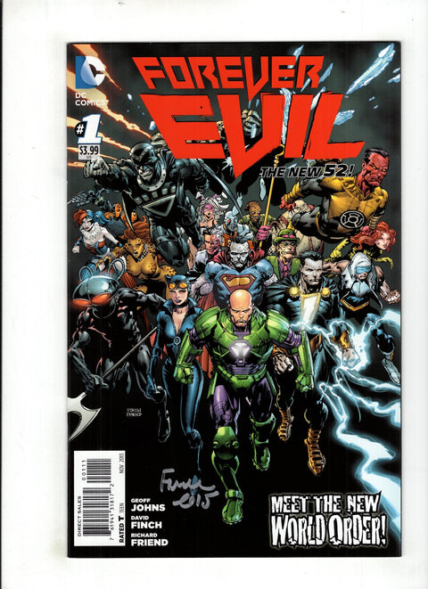 Forever Evil #1 (Cvr A) (2013) Signed A Signed Buy & Sell Comics Online Comic Shop Toronto Canada