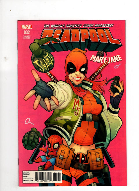 Deadpool, Vol. 5 #32 (Cvr C) (2017) Variant Elizabeth Torque Mary Jane C Variant Elizabeth Torque Mary Jane Buy & Sell Comics Online Comic Shop Toronto Canada