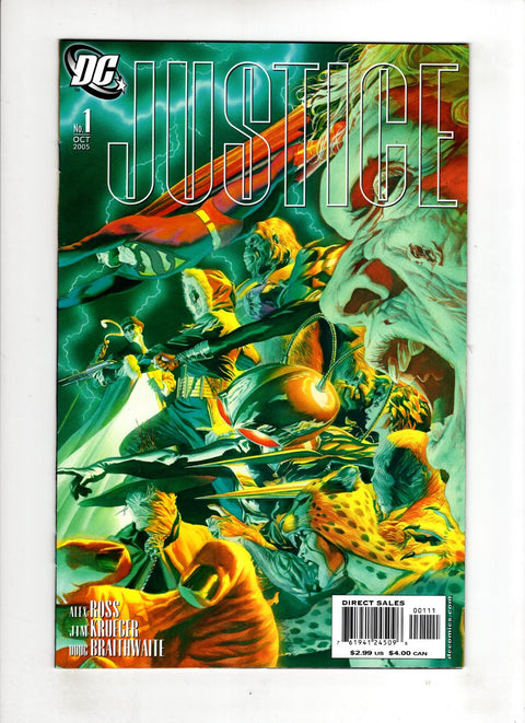 Justice #1 (Cvr B) (2005) Alex Ross Variant B Alex Ross Variant Buy & Sell Comics Online Comic Shop Toronto Canada