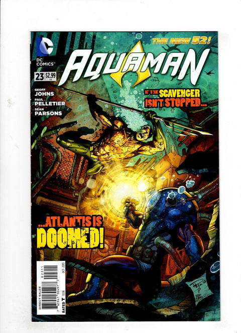 Aquaman, Vol. 7 #23 (Cvr A) (2013) Paul Pelletier A Paul Pelletier Buy & Sell Comics Online Comic Shop Toronto Canada