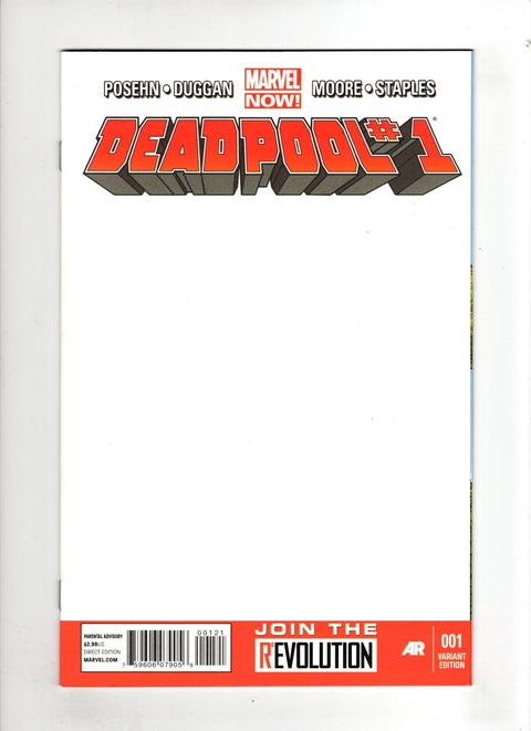 Deadpool, Vol. 4 #1 (Cvr D) (2012) Blank Variant D Blank Variant Buy & Sell Comics Online Comic Shop Toronto Canada