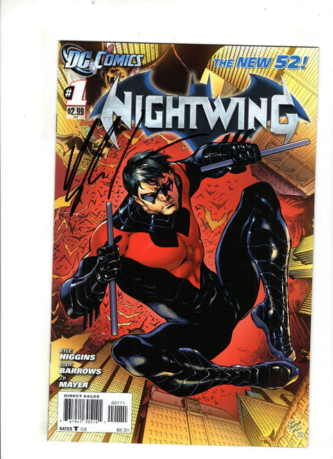 Nightwing, Vol. 3 #1 (Cvr A) (2011) Signed A Signed Buy & Sell Comics Online Comic Shop Toronto Canada