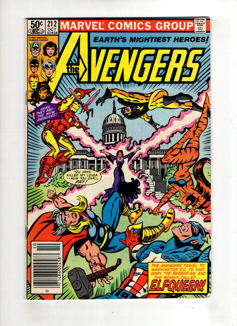 The Avengers, Vol. 1 #212 (1981) Newsstand Edition Newsstand Edition Buy & Sell Comics Online Comic Shop Toronto Canada