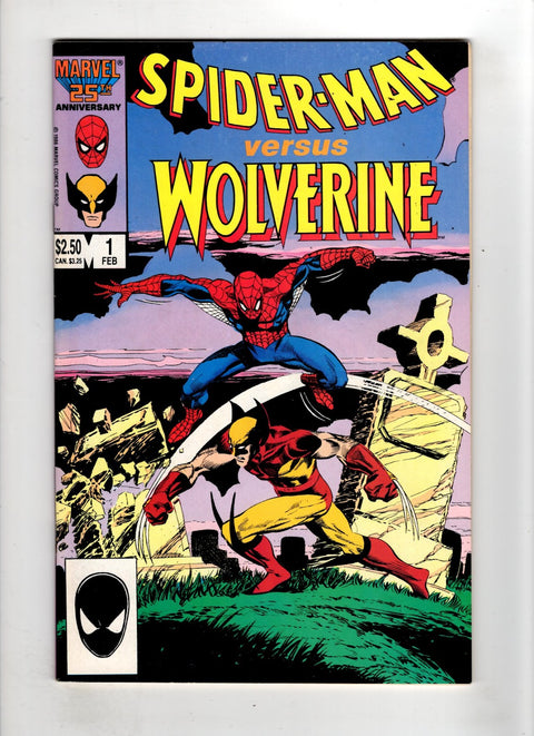 Spider-Man vs. Wolverine, Vol. 1 #1 (1986) Buy & Sell Comics Online Comic Shop Toronto Canada