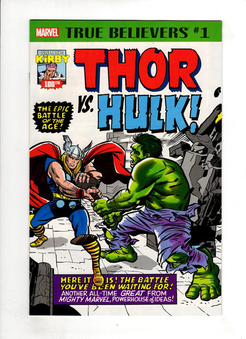 True Believers: Kirby 100th: Thor Vs Hulk #1 #1 (2017) Buy & Sell Comics Online Comic Shop Toronto Canada