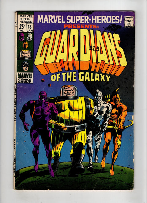 Marvel Super-Heroes, Vol. 1 #18 (1968) Stamp on cover Stamp on cover Buy & Sell Comics Online Comic Shop Toronto Canada