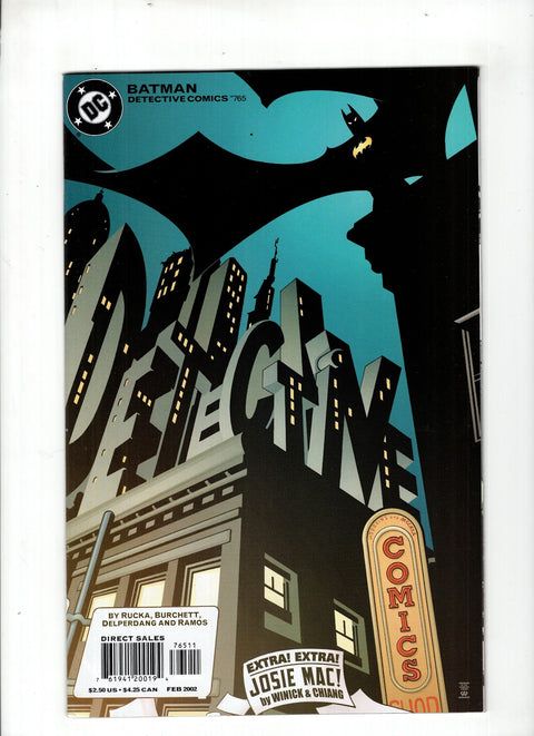 Detective Comics, Vol. 1 #765 (Cvr A) (2001) John McCrea A John McCrea Buy & Sell Comics Online Comic Shop Toronto Canada
