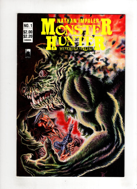 Nathan Impaler, Monster Hunter Werewolf Special #1 (1990) Buy & Sell Comics Online Comic Shop Toronto Canada