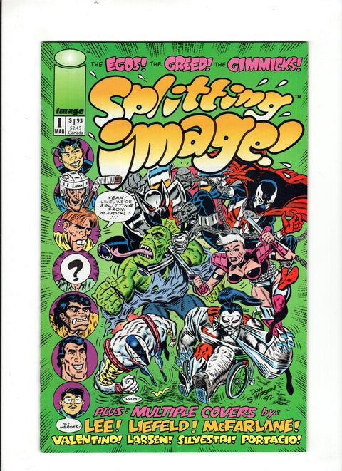 Splitting Image #1 (Cvr C) (1993) Traction Shock Back C Traction Shock Back Buy & Sell Comics Online Comic Shop Toronto Canada