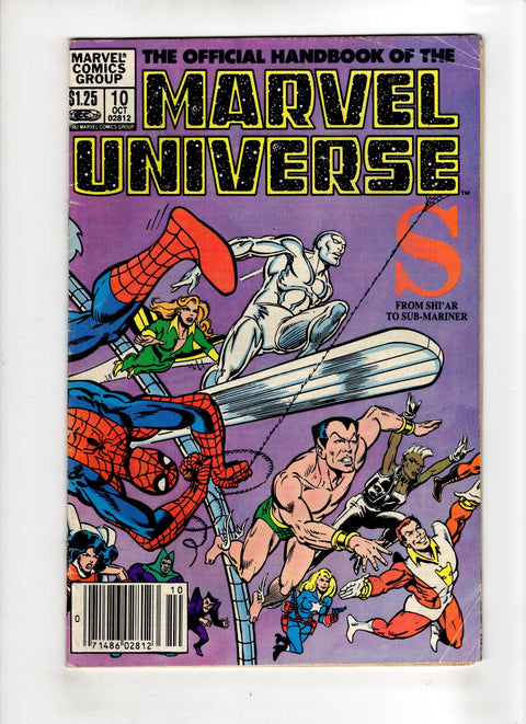 Official Handbook of the Marvel Universe, Vol. 1 #10 (Cvr C) (1983) Canadian Price Variant C Canadian Price Variant Buy & Sell Comics Online Comic Shop Toronto Canada