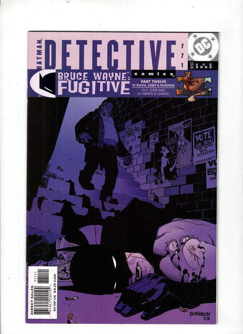 Detective Comics, Vol. 1 #771 (Cvr A) (2002) Andrew Robinson A Andrew Robinson Buy & Sell Comics Online Comic Shop Toronto Canada