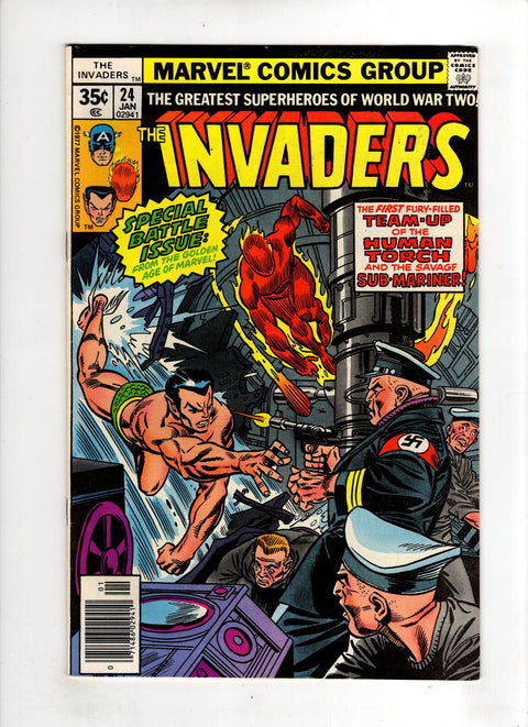 The Invaders, Vol. 1 #24 (1977) Newsstand Edition Newsstand Edition Buy & Sell Comics Online Comic Shop Toronto Canada