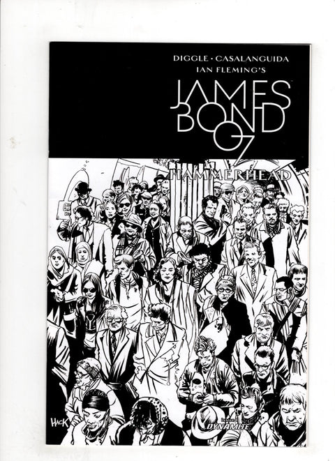 James Bond: Hammerhead #1 (Cvr D) (2016) Incentive Robert Hack Black & White D Incentive Robert Hack Black & White Buy & Sell Comics Online Comic Shop Toronto Canada
