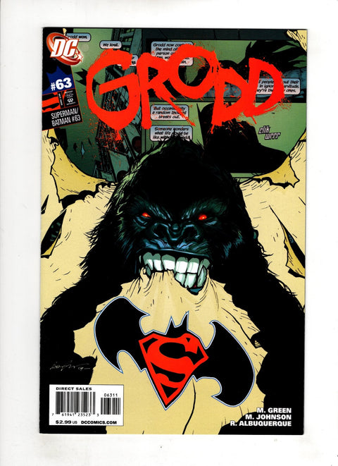 Superman / Batman #63 (Cvr A) (2009) A Buy & Sell Comics Online Comic Shop Toronto Canada