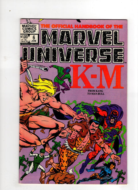 Official Handbook of the Marvel Universe, Vol. 1 #6 (1983) Buy & Sell Comics Online Comic Shop Toronto Canada