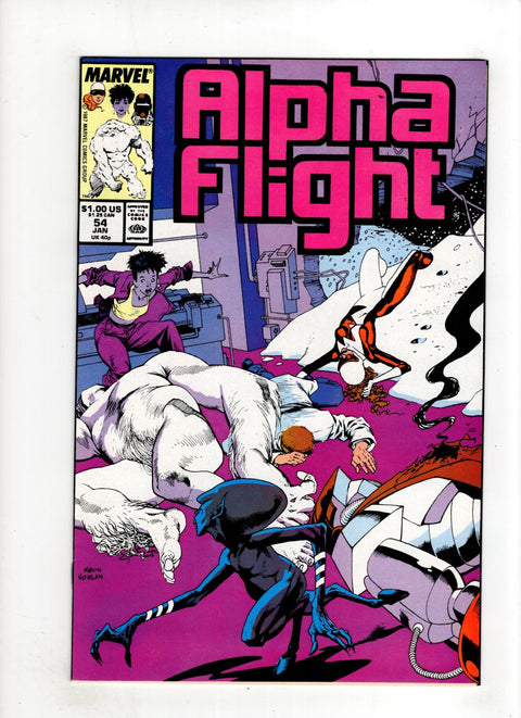 Alpha Flight, Vol. 1 #54 (1987) Kevin Nowlan Kevin Nowlan Buy & Sell Comics Online Comic Shop Toronto Canada