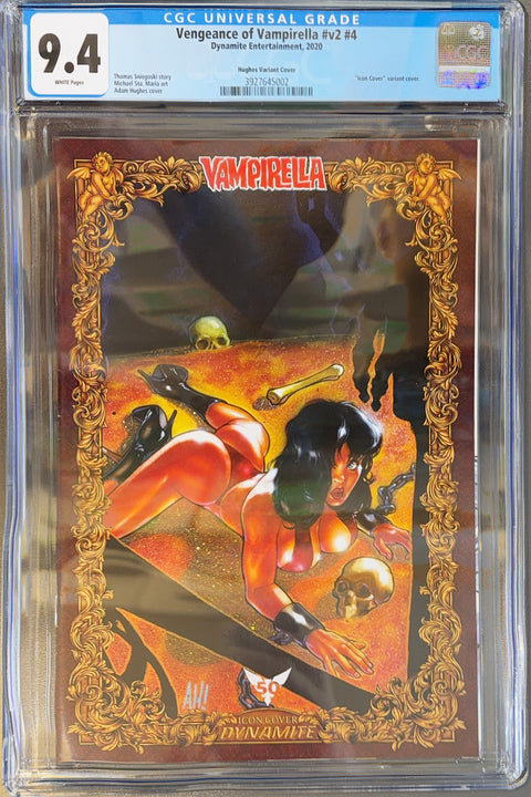 Vengeance of Vampirella, Vol. 2 #4 (CGC 9.4) (2020) M 50 Copy Hughes Icon Incentive Buy & Sell Comics Online Comic Shop Toronto Canada