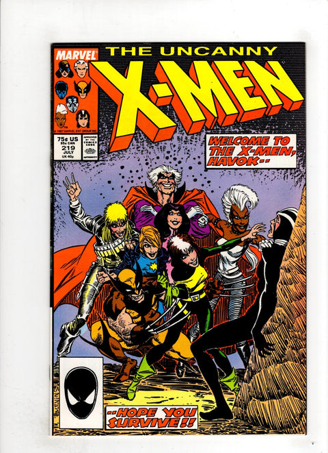 Uncanny X-Men, Vol. 1 #219 (1987) Buy & Sell Comics Online Comic Shop Toronto Canada