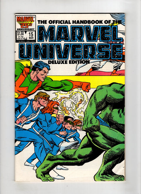 Official Handbook of the Marvel Universe: Deluxe Edition (Vol. 2) #15 (Cvr A) (1986) A Buy & Sell Comics Online Comic Shop Toronto Canada