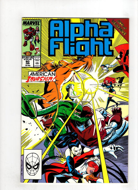 Alpha Flight, Vol. 1 #80 (1989) Buy & Sell Comics Online Comic Shop Toronto Canada