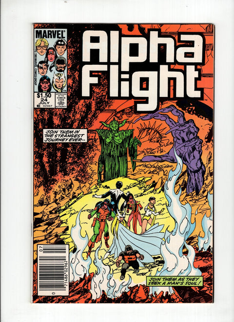 Alpha Flight, Vol. 1 #24 (Cvr C) (1985) Canadian Price Variant C Canadian Price Variant Buy & Sell Comics Online Comic Shop Toronto Canada