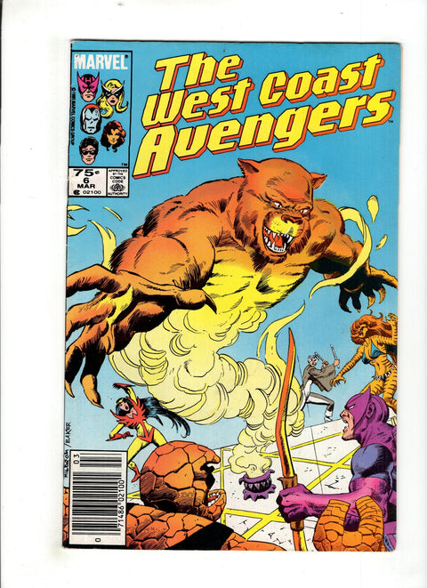The West Coast Avengers, Vol. 2 #6 (1986) Newsstand Edition