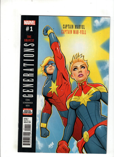 Generations: Captain Marvel & Captain Mar-Vell #1 (Cvr A) (2017) David Nakayama A David Nakayama Buy & Sell Comics Online Comic Shop Toronto Canada
