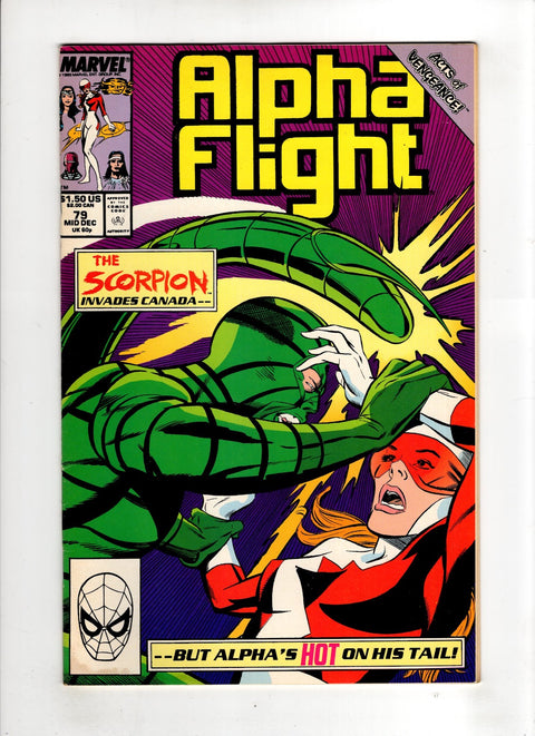 Alpha Flight, Vol. 1 #79 (1989) Buy & Sell Comics Online Comic Shop Toronto Canada