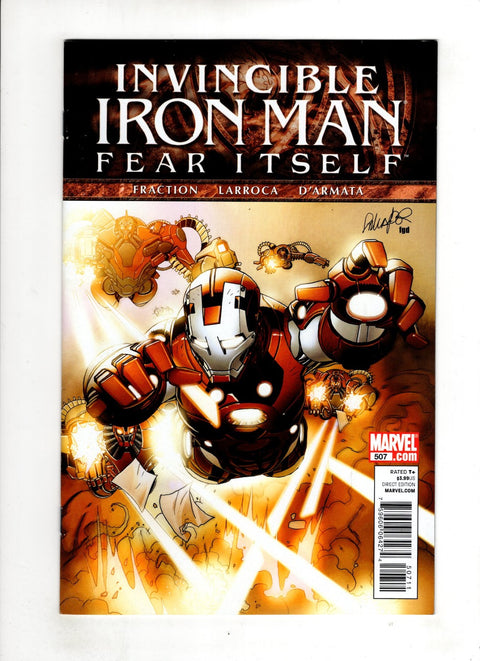 Invincible Iron Man, Vol. 1 #507 (Cvr A) (2011) Salvador Larroca A Salvador Larroca Buy & Sell Comics Online Comic Shop Toronto Canada