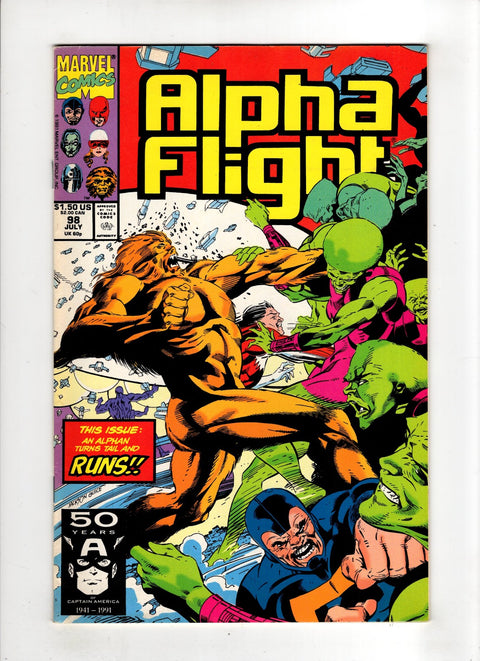 Alpha Flight, Vol. 1 #98 (1991) Buy & Sell Comics Online Comic Shop Toronto Canada
