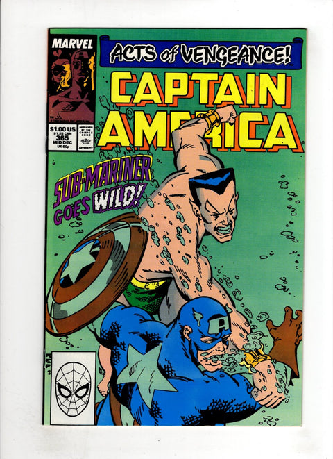 Captain America, Vol. 1 #365 (1989) Buy & Sell Comics Online Comic Shop Toronto Canada