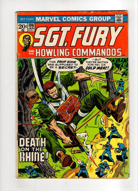 Sgt. Fury and His Howling Commandos #106 (1973) Buy & Sell Comics Online Comic Shop Toronto Canada