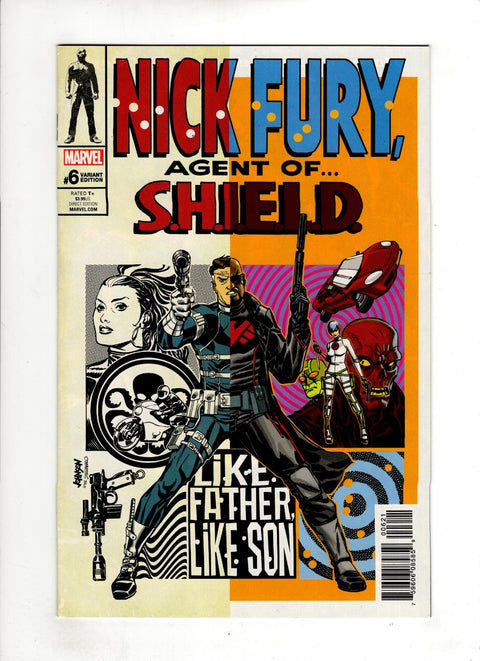 Nick Fury #6 (Cvr B) (2017) Variant Dave Johnson B Variant Dave Johnson Buy & Sell Comics Online Comic Shop Toronto Canada