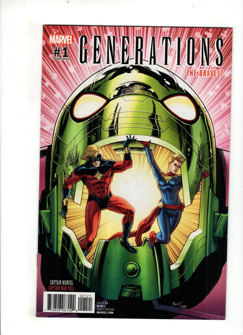 Generations: Captain Marvel & Captain Mar-Vell #1 (Cvr B) (2017) Brent Schoonover Incentive Variant (1:25) B Brent Schoonover Incentive Variant (1:25) Buy & Sell Comics Online Comic Shop Toronto Canada