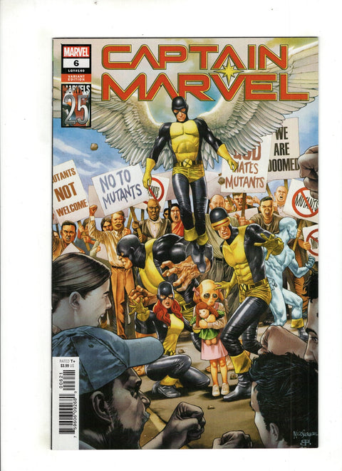 Captain Marvel, Vol. 11 #6 (Cvr B) (2019) Mico Suayan Marvels 25th Tribute Variant B Mico Suayan Marvels 25th Tribute Variant Buy & Sell Comics Online Comic Shop Toronto Canada