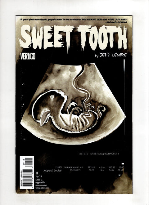 Sweet Tooth #11 (2010) Jeff Lemire Jeff Lemire Buy & Sell Comics Online Comic Shop Toronto Canada